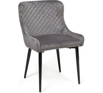Стул Tetchair ELI 8202 металл/ткань, 53x61,5x83 см, 2 шт серый G-062-40/черный 13606
