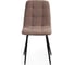 Стул Tetchair CHILLY MAX велюр/металл, 45x54x90 см, серо-бежевый 08/черный 15828 4