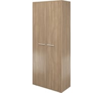 Шкаф для одежды Монолит 800x400x1980 дуб кофейный 37 ДБ26.37