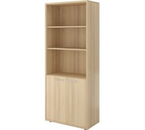 Шкаф Монолит Дублин высокий 3 откр. полки 800x400x1980 Акация лорка31 ДБ41.31