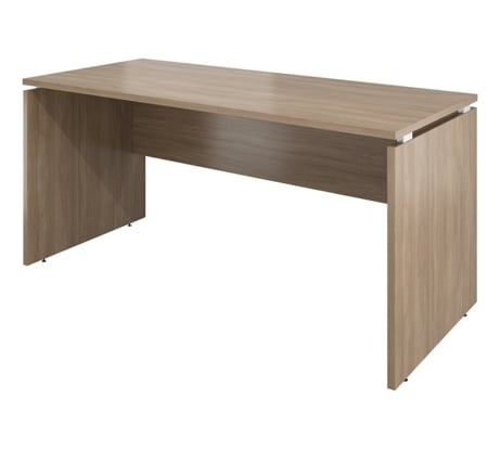 Прямой стол Монолит 1600x700x750 дуб кофейный 37 ДБ04.37