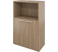 Шкаф Монолит Дублин низкий 1 откр. полка 800x400x1250 Дуб кофейный37 ДБ46.37
