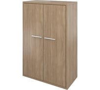 Шкаф Монолит Дублин низкий закрытый 800x400x1250 Дуб кофейный37 ДБ47.37