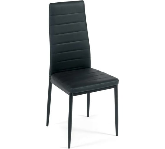 Стул Tetchair Easy Chair 24 металл/экокожа, 40x42x95.5 см, черный 15411 1