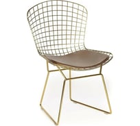 Стул Tetchair BAZALT DC5079 с подушкой металл, 49,5x46,5x81,5 см, золотой гальваник 13411