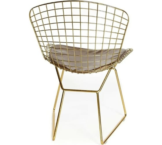 Стул Tetchair BAZALT DC5079 с подушкой металл, 49,5x46,5x81,5 см, золотой гальваник 13411