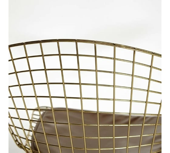 Стул Tetchair BAZALT DC5079 с подушкой металл, 49,5x46,5x81,5 см, золотой гальваник 13411