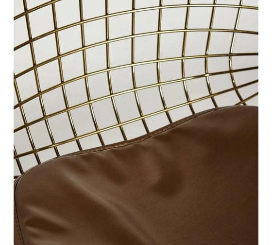 Стул Tetchair BAZALT DC5079 с подушкой металл, 49,5x46,5x81,5 см, золотой гальваник 13411