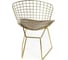Стул Tetchair BAZALT DC5079 с подушкой металл, 49,5x46,5x81,5 см, золотой гальваник 13411 2