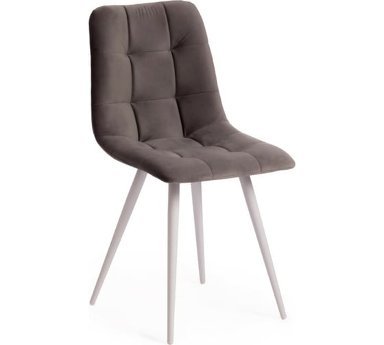 Стул Tetchair CHILLY 7095-1 ткань/металл, 45x53x88 см, высота до сиденья 50 см, серый barkhat, 4 шт 17243