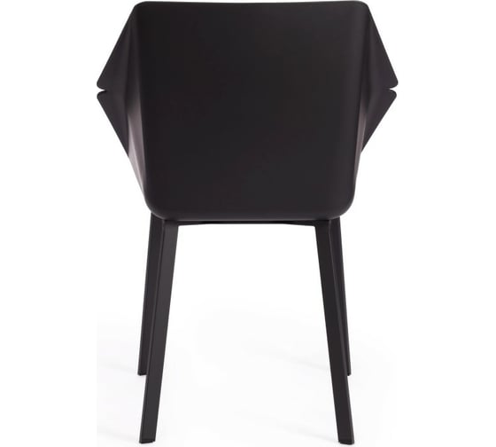 Стул Tetchair 2 шт DORO (mod. 8088) пластик/металл/ткань, 61,5x55x46x89 см, Black (Черный) / Grey 15530