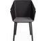 Стул Tetchair 2 шт DORO (mod. 8088) пластик/металл/ткань, 61,5x55x46x89 см, Black (Черный) / Grey 15530 5