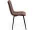 Стул Tetchair CHILLY MAX велюр/металл, 45x54x90 см, 2 шт коричневый 09/черный 15829 2