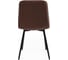 Стул Tetchair CHILLY MAX велюр/металл, 45x54x90 см, 2 шт коричневый 09/черный 15829 4