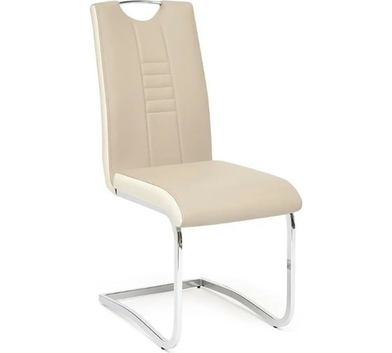 Стул Tetchair STERN 1314 металл/экокожа, 42x62x97,5 см, шампань/слоновая кость, 4 шт 12646