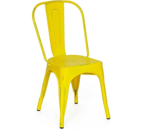 Стул Tetchair LOFT CHAIR 012 металл, 45x35x85 см, 5 шт желтый/yellow vintage 11719 1
