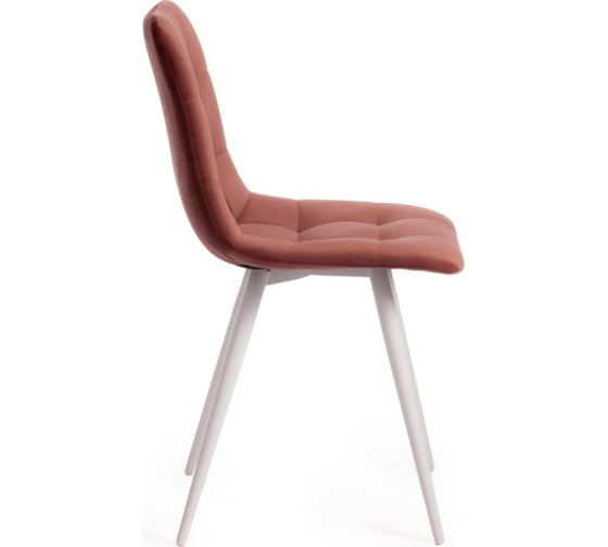 Стул Tetchair CHILLY 7095-1 ткань/металл, 45x53x88 см, высота до сиденья 50 см, коралловый, 4 шт 17239