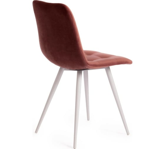 Стул Tetchair CHILLY 7095-1 ткань/металл, 45x53x88 см, высота до сиденья 50 см, коралловый, 4 шт 17239