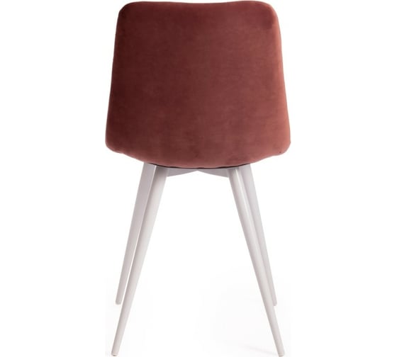 Стул Tetchair CHILLY 7095-1 ткань/металл, 45x53x88 см, высота до сиденья 50 см, коралловый, 4 шт 17239