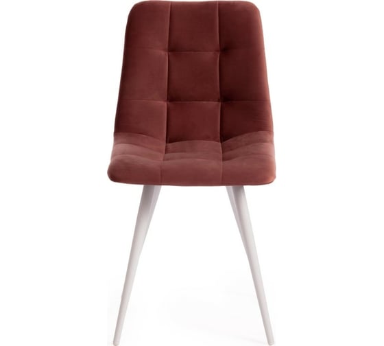 Стул Tetchair CHILLY 7095-1 ткань/металл, 45x53x88 см, высота до сиденья 50 см, коралловый, 4 шт 17239