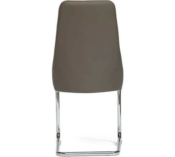 Стул Tetchair FRATELLI 8415 металл/экокожа/хром, 44x62x97x47см, пепельно-коричневый, 4 шт 11426