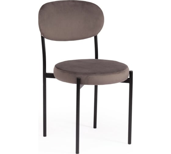 Стул Tetchair REVO 7033 ткань/металл, 47x54x82 см, высота до сиденья 47 см, темно-серый 15470