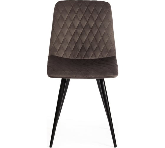 Стул Tetchair CHILLY X 7096-1 ткань/металл, 45x53x88 см, высота до сиденья 50 см, темно-серый, 4 шт 17252