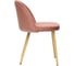 Стул Tetchair MELODY 4997 металл/вельвет, 52x49x78 см, коралловый/натуральное дерево, 4 шт 12667 3