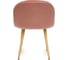 Стул Tetchair MELODY 4997 металл/вельвет, 52x49x78 см, коралловый/натуральное дерево, 4 шт 12667 4