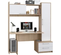 Компьютерный стол Атмосфера Денвер дуб сонома/белый 00-00000680