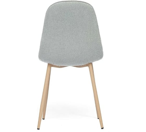 Стул Tetchair BREEZE 5192 металл, ткань, 45x53x87x49 см, серый/бук, 4 шт G022-17 12096
