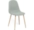 Стул Tetchair BREEZE 5192 металл, ткань, 45x53x87x49 см, серый/бук, 4 шт G022-17 12096 1