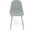 Стул Tetchair BREEZE 5192 металл, ткань, 45x53x87x49 см, серый/бук, 4 шт G022-17 12096 2