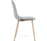Стул Tetchair BREEZE 5192 металл, ткань, 45x53x87x49 см, серый/бук, 4 шт G022-17 12096 3