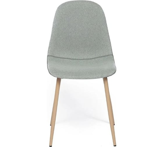 Стул Tetchair BREEZE 5192 металл, ткань, 45x53x87x49 см, серый/бук, G022-17 15403