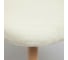 Стул Tetchair MELODY 7003 металл, ткань, 46x47x77x52 см, белый плюш/бук 15404 6