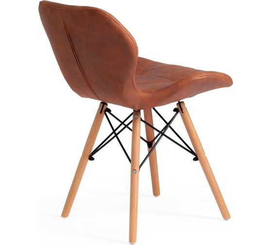 Стул Tetchair STUTTGART (mod. 74) / 1 шт. в упаковке экокожа/дерево береза/металл, 50x47x73 см, 17224