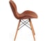Стул Tetchair STUTTGART 74 экокожа/дерево береза/металл, 50x47x73 см, античный коричневый, 4 шт 15211 2
