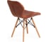 Стул Tetchair STUTTGART 74 экокожа/дерево береза/металл, 50x47x73 см, античный коричневый, 4 шт 15211 3
