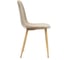 Стул Tetchair BREEZE 4724 металл/вельвет, 44x48x87 см, серо-бежевый/натуральное дерево, 4 шт 12670 3