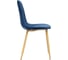 Стул Tetchair BREEZE 4724 металл/вельвет, 44x48x87 см, темно-синий/натуральное дерево, 4 шт 12661 3