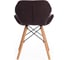 Стул Tetchair STUTTGART 74 экокожа/дерево береза/металл, 50x47x73 см, коричневый, 4 шт 15213 4