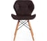 Стул Tetchair STUTTGART 74 экокожа/дерево береза/металл, 50x47x73 см, коричневый, 4 шт 15213 5