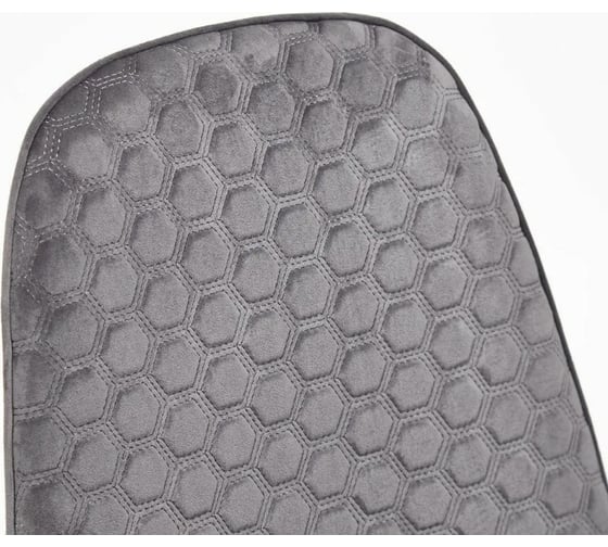 Стул Tetchair STORM 807 металл/вельвет, 46x53x87x49 см, серый/бук, G062-40 15339