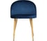 Стул Tetchair MELODY 4997 металл/вельвет, 52x49x78 см, темно-синий/натуральное дерево, 4 шт 12668 2