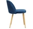 Стул Tetchair MELODY 4997 металл/вельвет, 52x49x78 см, темно-синий/натуральное дерево, 4 шт 12668 3