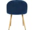 Стул Tetchair MELODY 4997 металл/вельвет, 52x49x78 см, темно-синий/натуральное дерево, 4 шт 12668 4