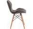 Стул Tetchair STUTTGART 74 вельвет/дерево береза/металл, 50x47x73 см, серый HLR, 4 шт 15210 2