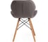 Стул Tetchair STUTTGART 74 вельвет/дерево береза/металл, 50x47x73 см, серый HLR, 4 шт 15210 5