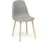 Стул Tetchair BREEZE 4724 металл/ткань, 44x48x87 см, серый/натуральное дерево, 4 шт 12671 1